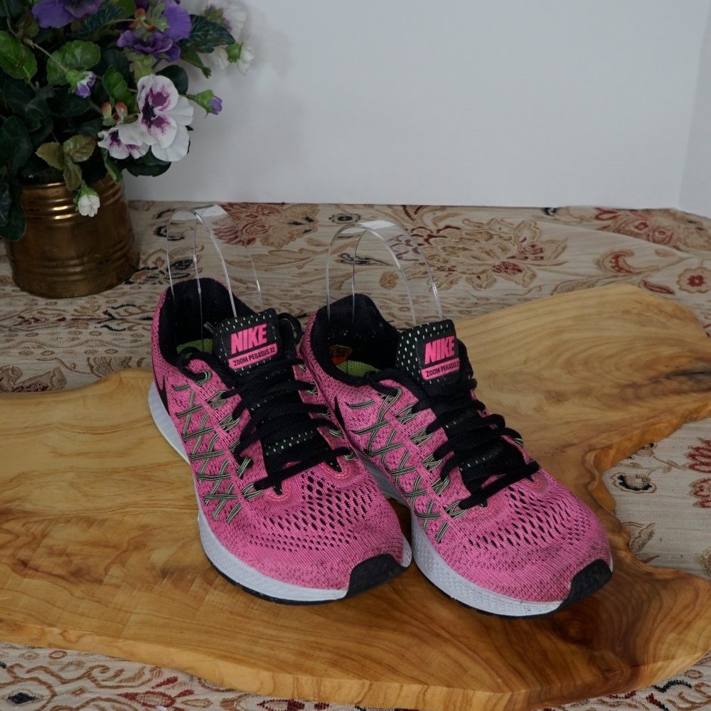 NIKE AIR ZOOM PEGASUS 32 Neutral Pink Black sz 5.5